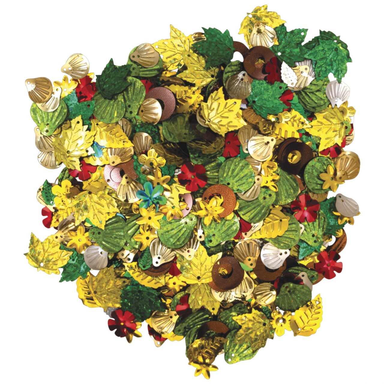 Creativity Street Sequins & Spangles, Assorted Colors, Classroom Pack, Assorted Sizes, 1 Pound